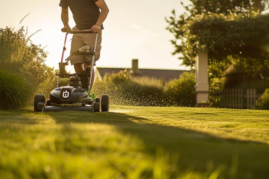 cordless self propelled lawn mowers